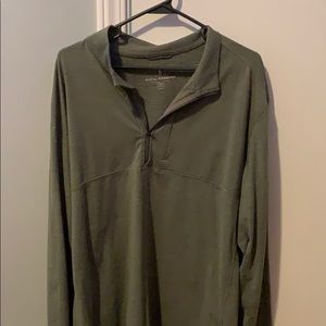 Green 1/4 zip pullover XXL